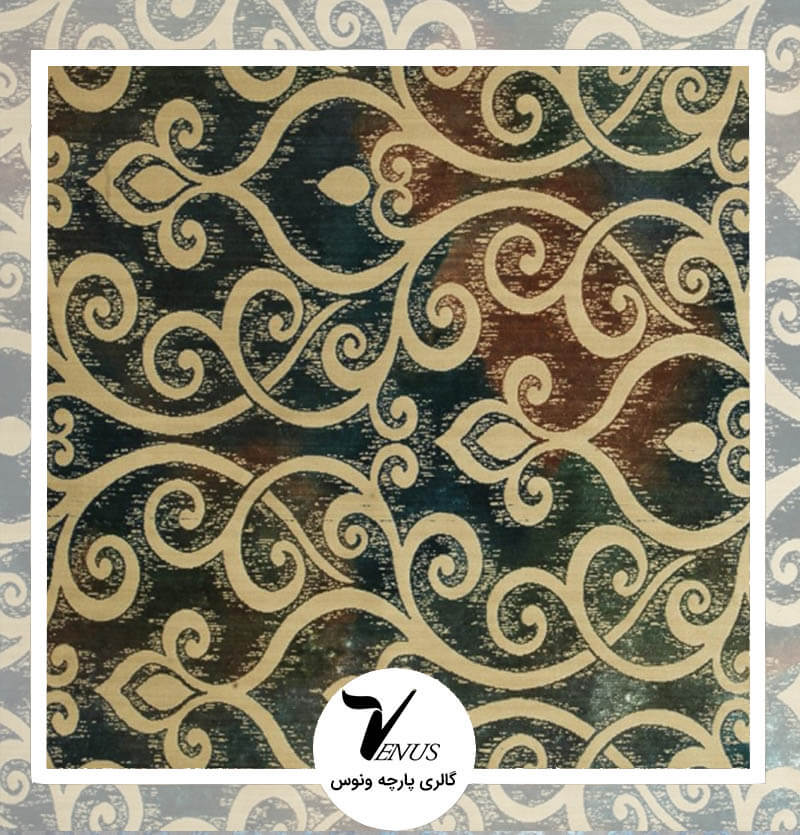 پارچه مبل ترک اویپک | طرح گائودی رنگ سبز