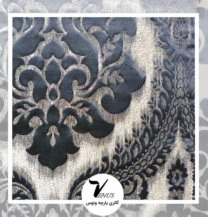 پارچه مبلی ترک اویپک | طرح ولنتاین رنگ بنفش تیره