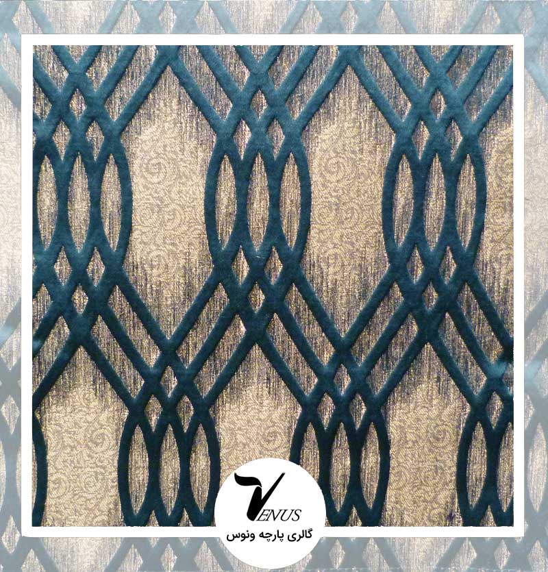 پارچه مبلی ترک اویپک | طرح ولنتاین رنگ سبز تیره