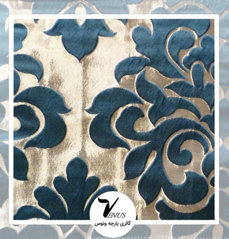 پارچه مبلی ترک اویپک | طرح کریستال رنگ سبز تیره