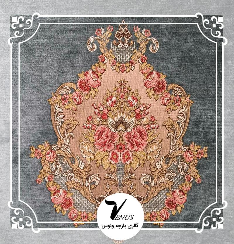 پارچه مبلی شانل تافته|طرح بوراک رنگ سبز