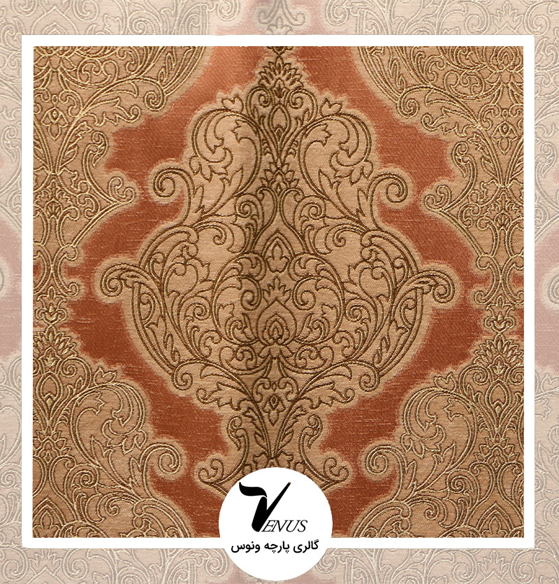 پارچه مبلی ترک شانل تافته لیس| کد L262.4501 | رنگ طلایی