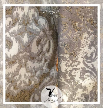 پارچه مبلی جدید شانل طوسی یزد 6 طرح | Alnoosh