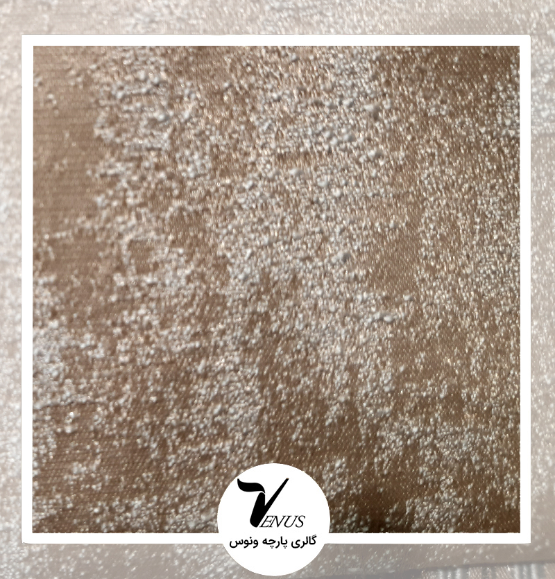 پارچه مبلی دستینا طرح ساده پتینه بژ سبز آبی