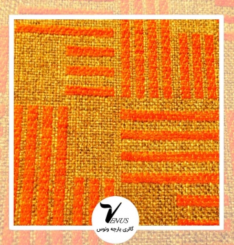 پارچه مبلی اویپک| طرح بتا | رنگ قهوه ای-کرمی-قرمز-زرد 7