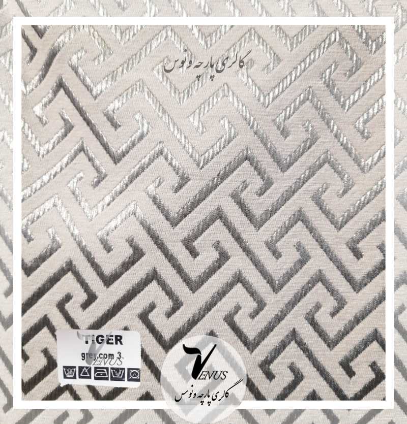 قیمت پارچه مبلی مخمل یزد طرح دار هندسی