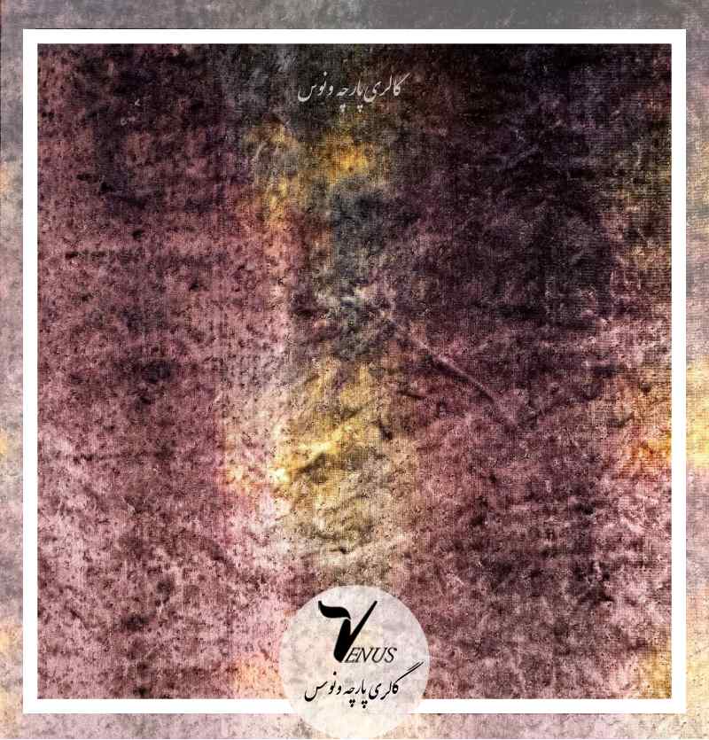 پارچه مبلی مخمل پتینه ترک بنفش optic