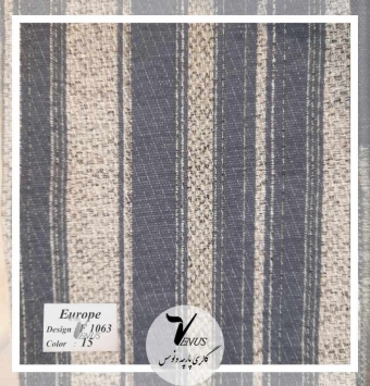 پارچه مبل راحتی جدید یزد راه راه طوسی