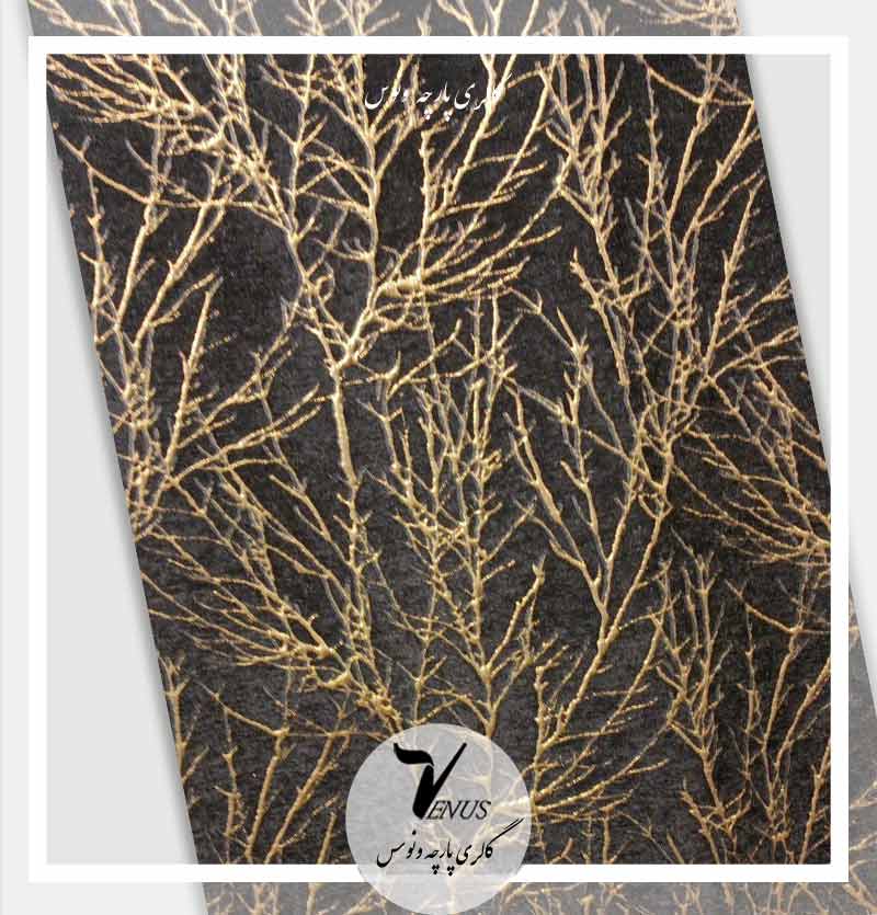 خرید پارچه مبل استیل جدید شانل یزد راه راه درختی