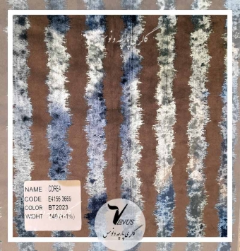 قیمت پارچه مبلی مخمل ترک راه راه درشت Evipek Gaudi