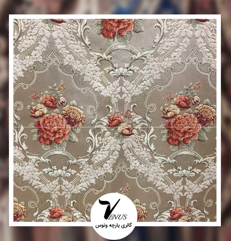پارچه مبل شانل تافته لیس ترک طرح دار