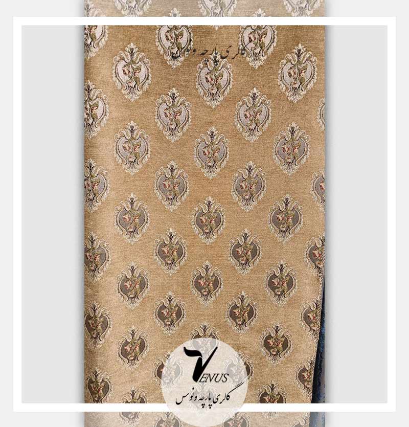 پارچه مبل شانل طرح گلد+