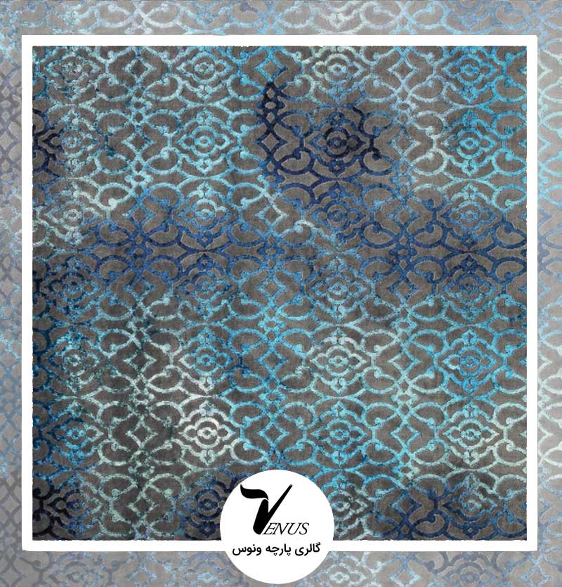 پارچه مبل | گائودی آبی طرح شماره 7