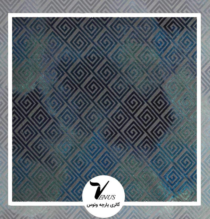 پارچه مبل | گائودی آبی طرح شماره 12