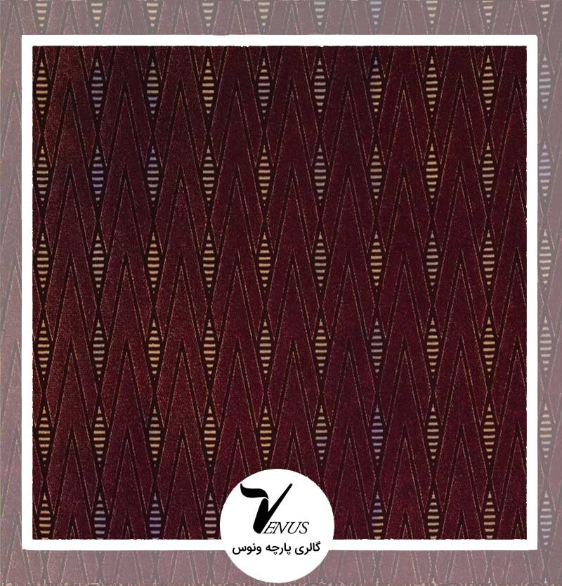 پارچه رومبلی ترک مخمل وستا | رنگ قرمز