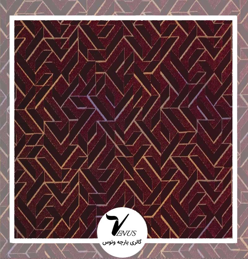 پارچه رومبلی ترک مخمل وستا | رنگ قرمز