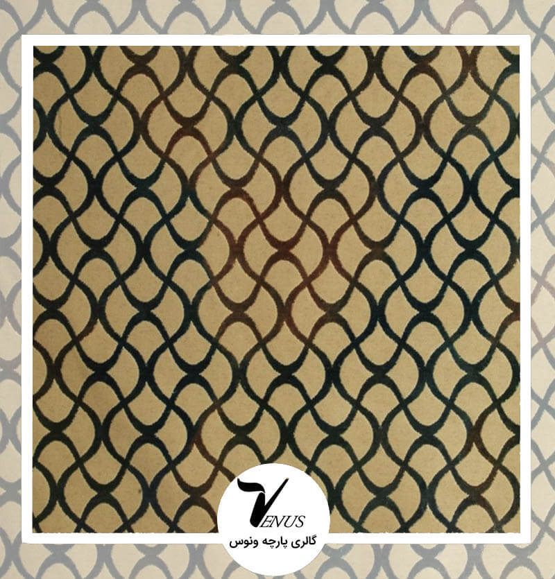 پارچه رومبلی ترک طرح گائودی رنگ سبز