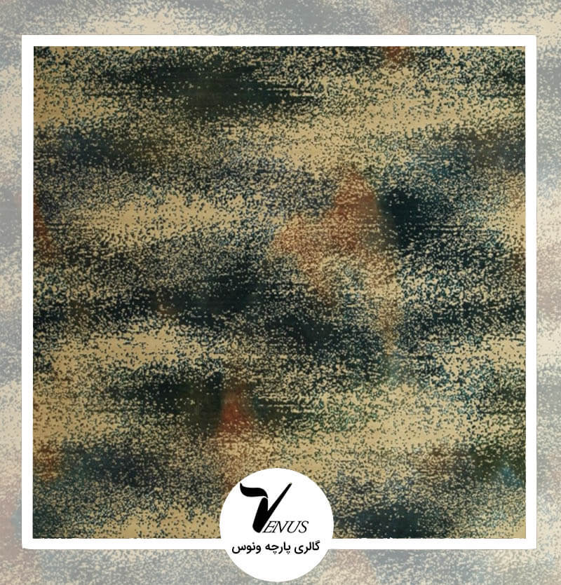 پارچه رومبلی ترک طرح گائودی رنگ سبز