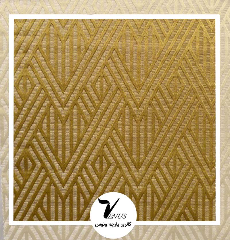 پارچه مبلی ترک طرح مریت رنگ آبی نفتی درباری 1