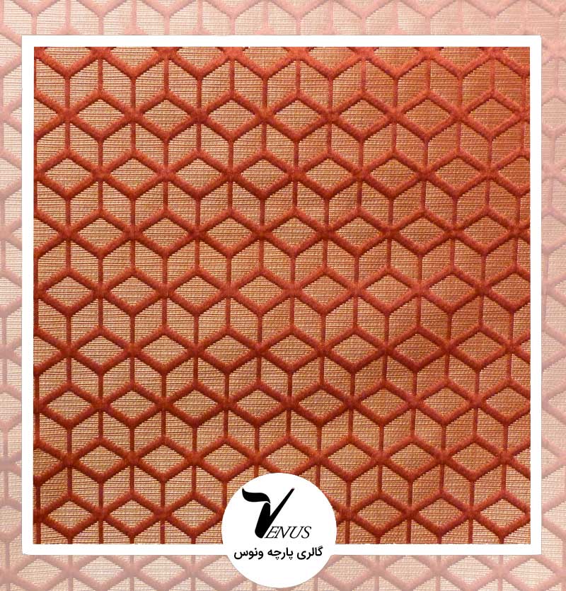 پارچه قرمز زرشکی کاسا طرح 2