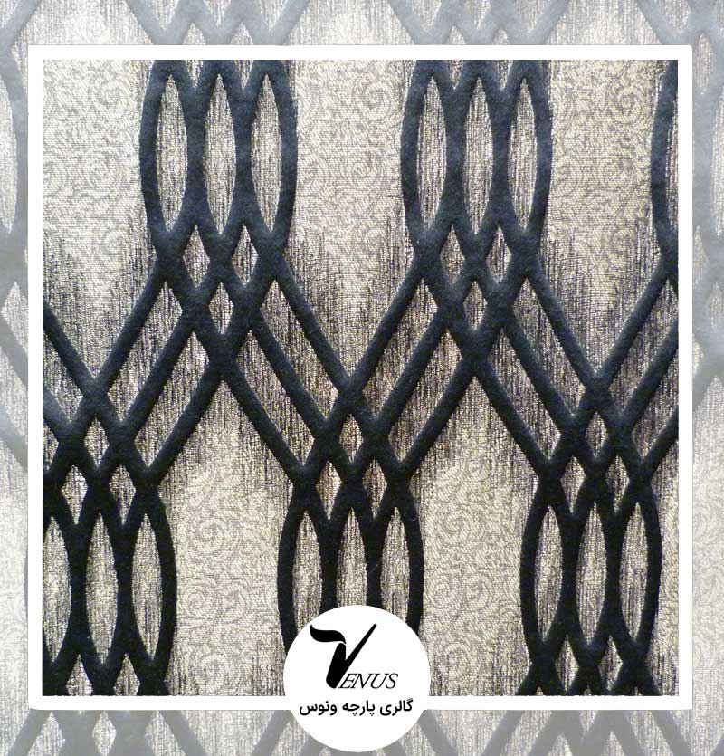 پارچه مبلی ترک طرح ولنتاین رنگ بنفش تیره 1