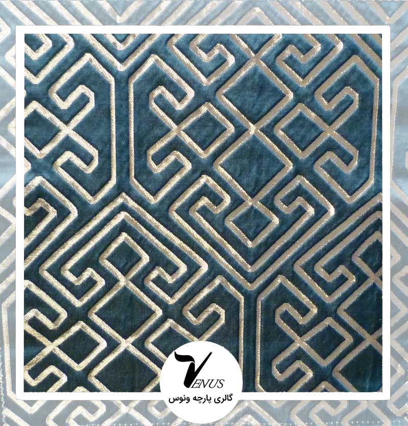 پارچه مبلی کریستال سبز تیره طرح 4