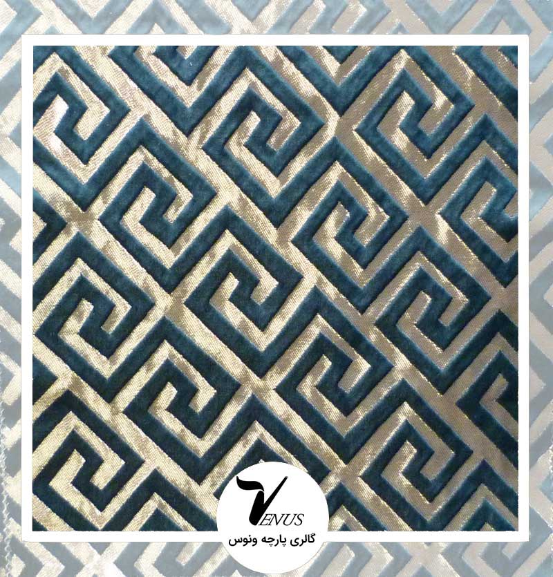 پارچه مبلی کریستال سبز تیره طرح 5