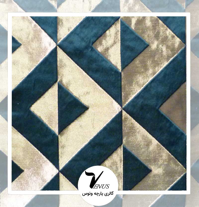 پارچه مبلی ترک کریستال سبز تیره طرح 8