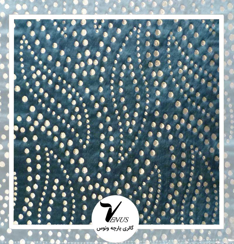 پارچه مبلی ترک کریستال سبز تیره طرح 9