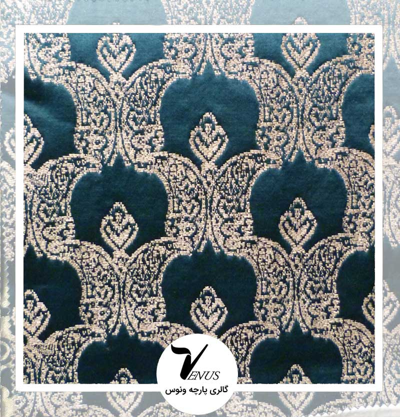پارچه مبلی ترک اویپک رنگ سبز تیره لایف طرح 3
