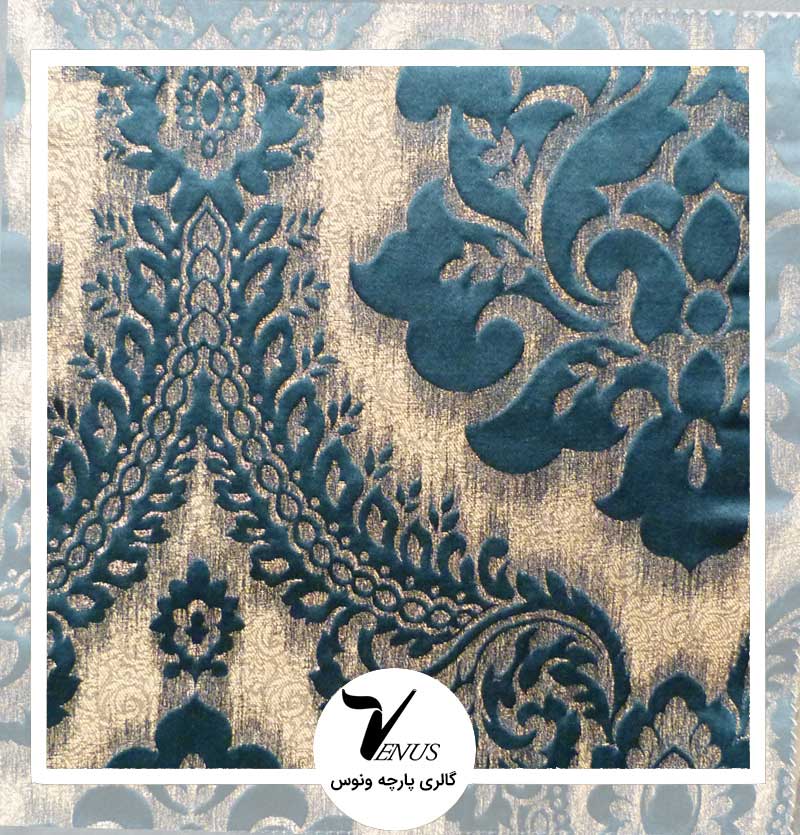 پارچه مبلی ترک اویپک رنگ سبز تیره ولنتاین طرح 1