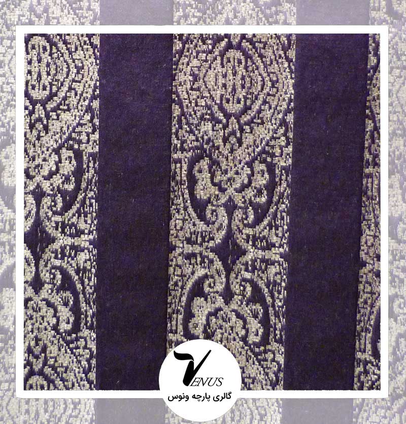پارچه مبلی ترک طرح لایف رنگ بنفش روشن 2