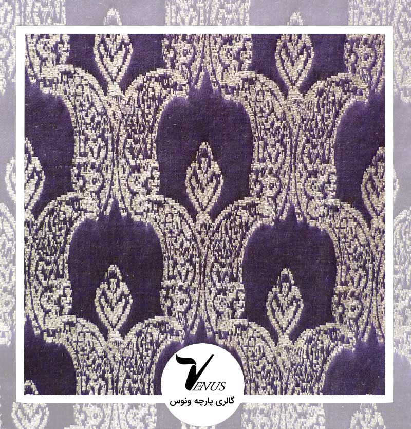پارچه مبلی ترک طرح لایف رنگ بنفش روشن 1