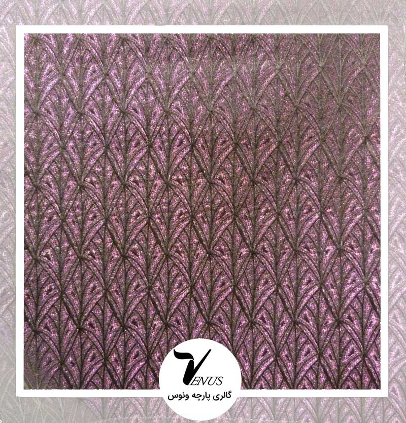 پارچه مبلی ترک اویپک رنگ بنفش تیره فلورا طرح 3