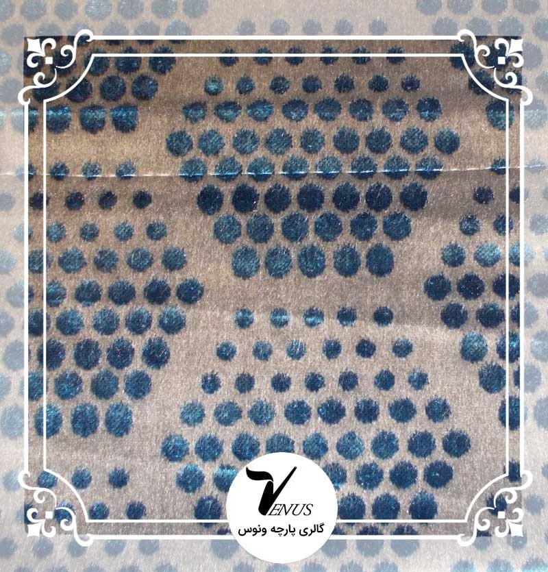 پارچه مبلی ترک | طرح مایا رنگ آبی خاکستری 2