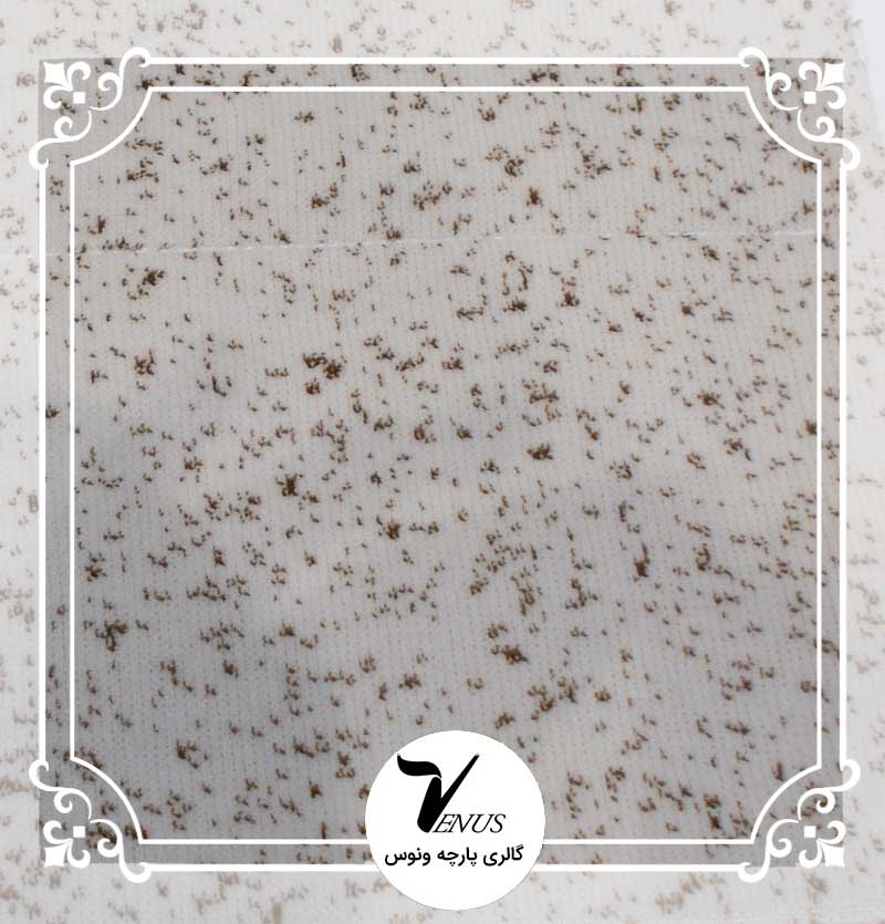 پارچه مبلی ترک | طرح مایا رنگ کرم قهوه ای 7