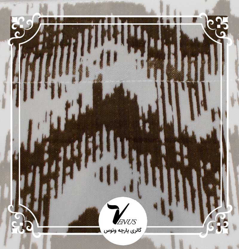 پارچه مبلی ترک | طرح مایا رنگ کرم قهوه ای 4