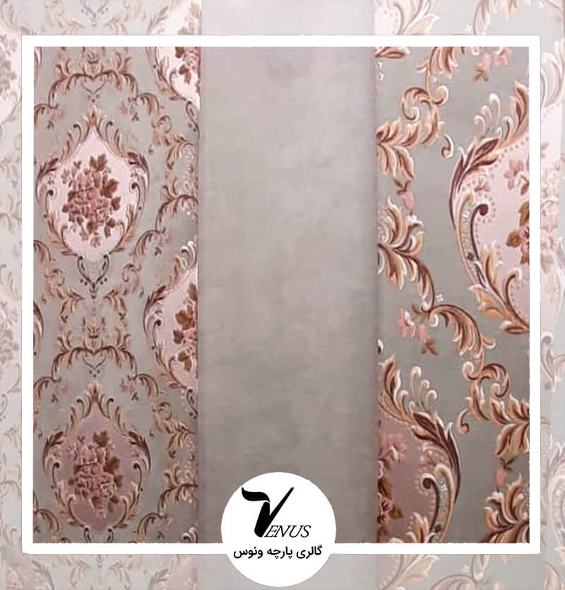 پارچه مبلی ترک شانل تافته رنگ زیتونی طرح ساده